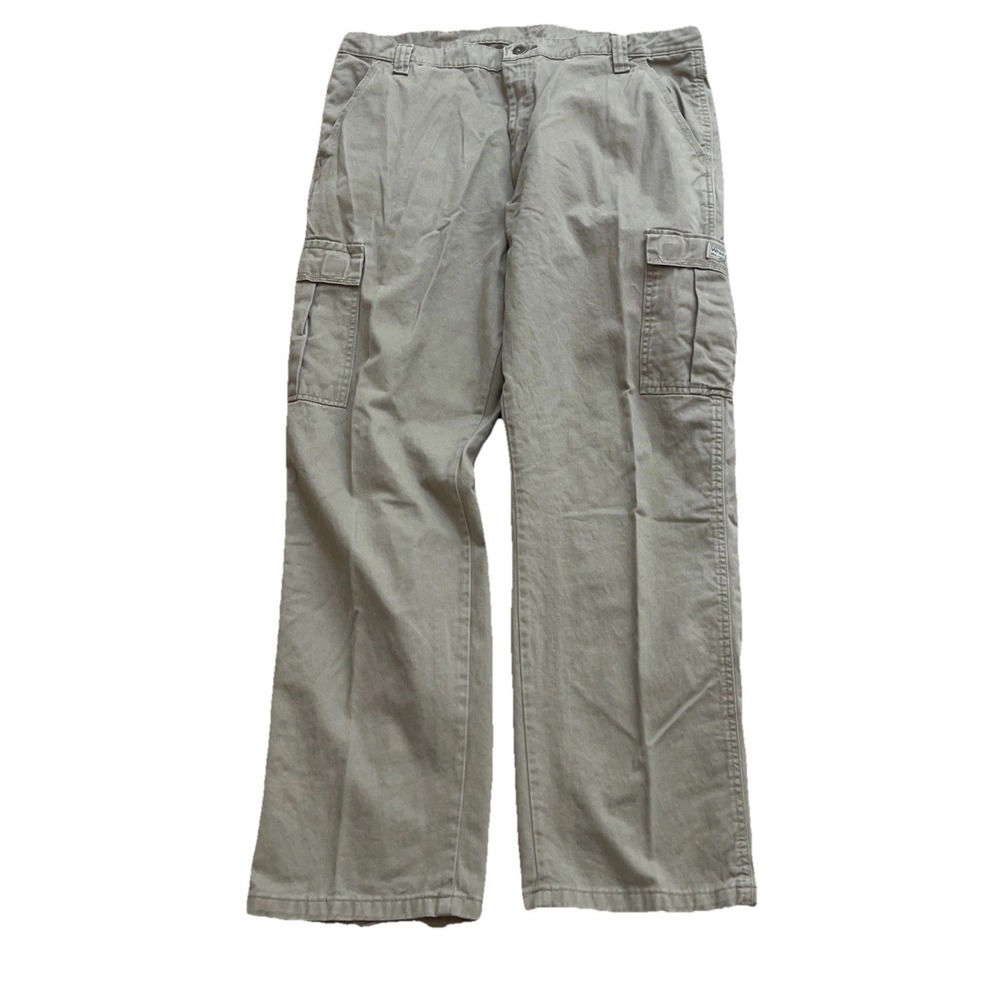 Wrangler Men's Regular Cargo Pants Tan 38x30 Utility Outdoor Casual